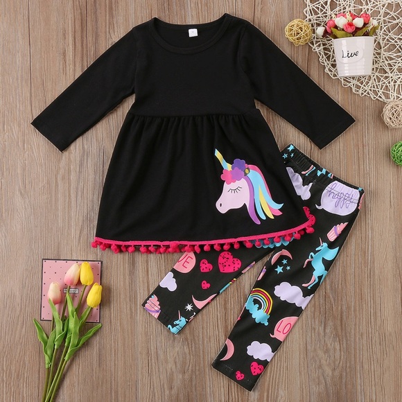 Other - LAST TWO! 🦄Unicorn Top+ leggings 2pcs set